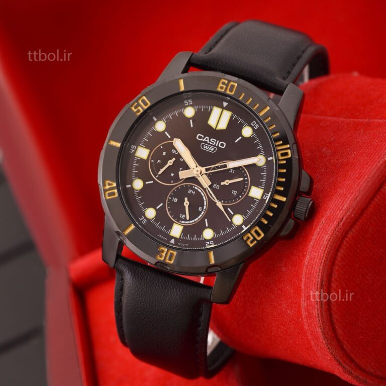 ساعت مچی مردانه کاسیو سه موتوره MTP-VD300BL-5E
