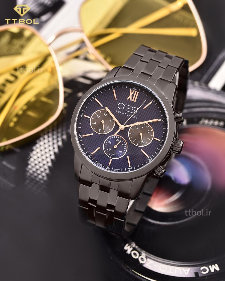ساعت مچی مردانه کرست سه موتوره CREST 6159/2
