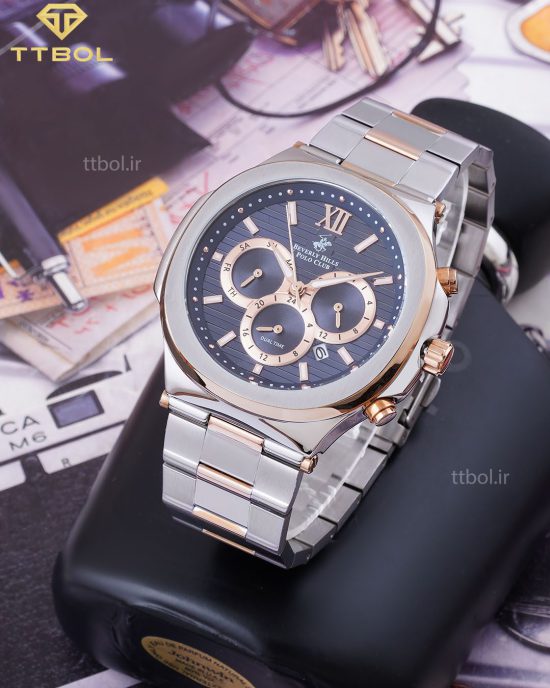 ساعت مچی مردانه بورلی هیلز پولو کلاب تما استیل BEVERLY HILLS POLO CLUB BP3216X.590