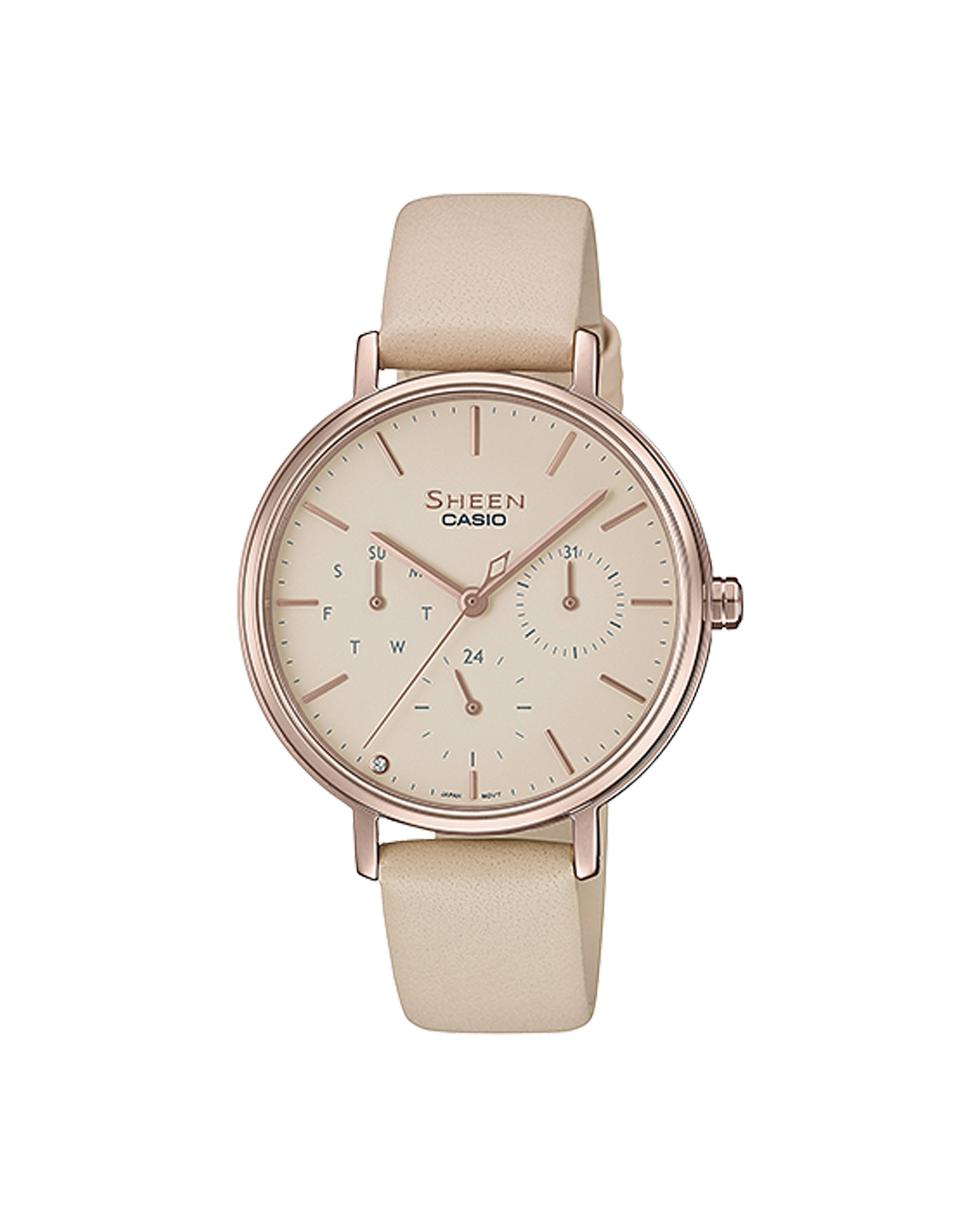 SHE-4541CGL-4A ساعت مچی زنانه کاسیو شین CASIO SHE-4541CGL-4A