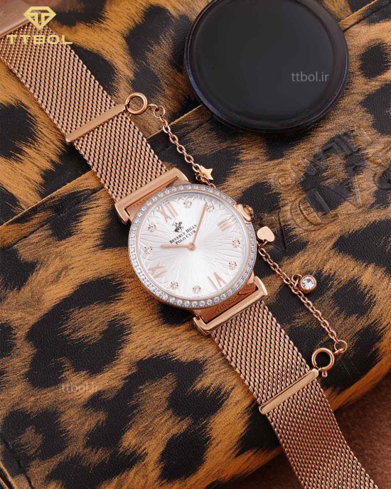 ساعت مچی زنانه بورلی هیلز پولو کلاب عقربه ای BEVERLY HILLS POLO CLUB BP3363C.430