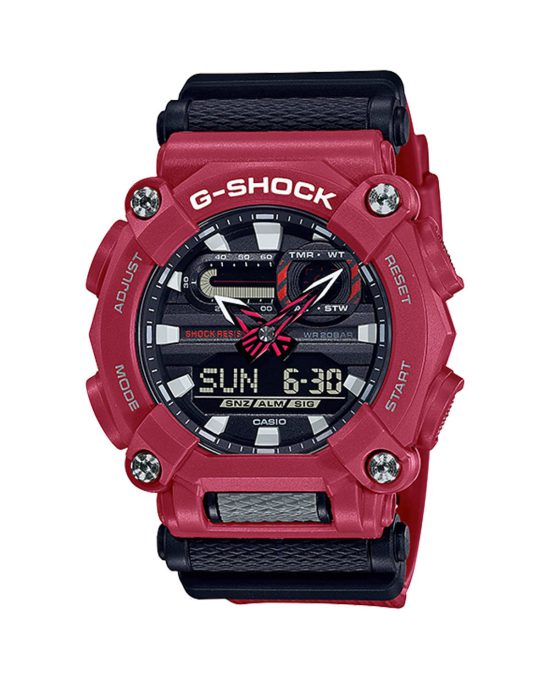 ساعت مچی مردانه جیشاک قرمز G-SHOCK GA-900-4A