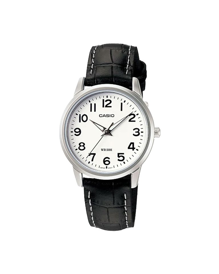 ساعت مچی زنانه کاسیو بند چرمی و ضد آب CASIO LTP-1303L-7BV