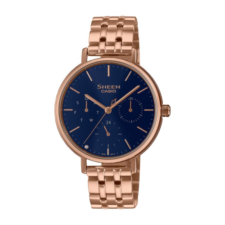 ساعت مچی زنانه کاسیو شین سه موتوره CASIO SHE-4541PG-2A