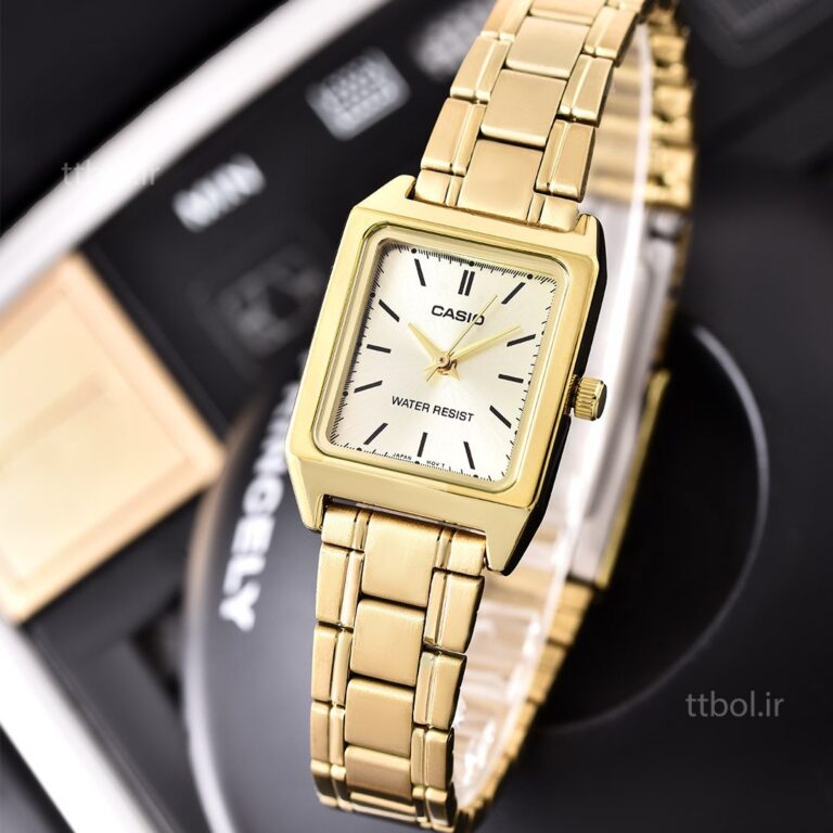 ساعت مچی زنانه کاسیو طلایی CASIO LTP-V007G-9E
