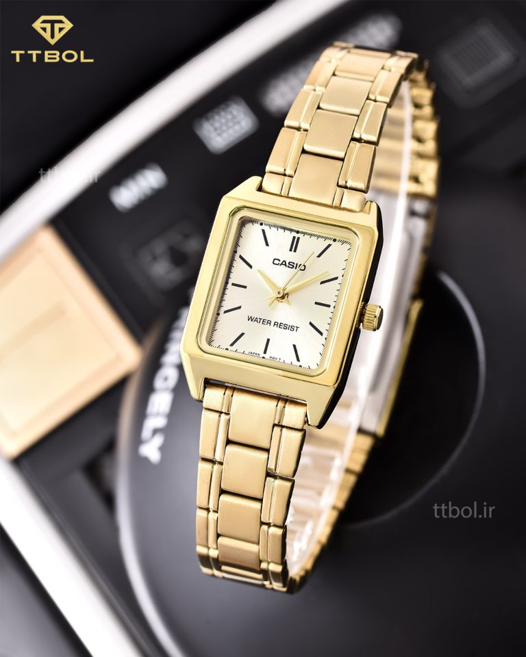 ساعت مچی زنانه کاسیو طلایی CASIO LTP-V007G-9E