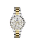 ساعت مچی عقربه ای زنانه سیلور و طلایی دنیل کلین DANIEL KLEIN DK.1.13343.3