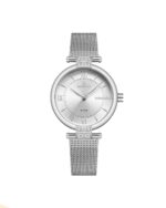 ساعت مچی دخترانه ناوی فورس با بند حصیری سیلور