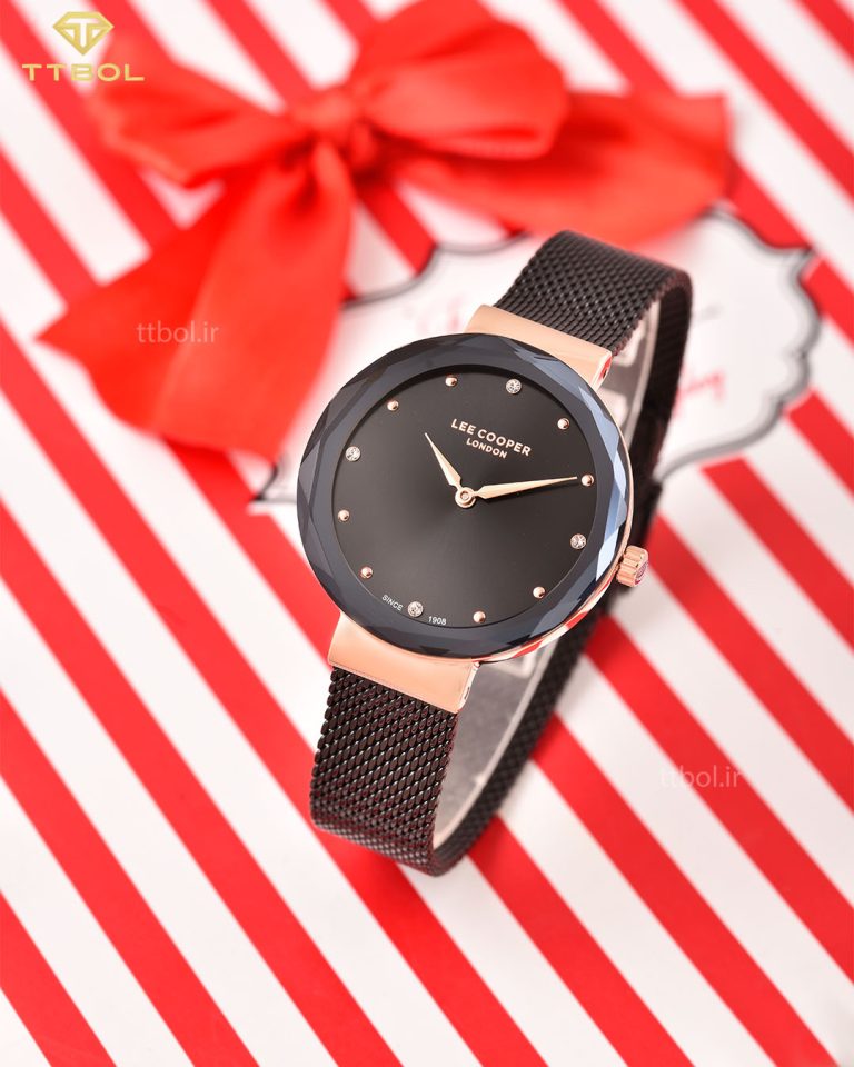 ساعت مچی زنانه لی کوپر بند مشکی LEE COOPER LC07237.450