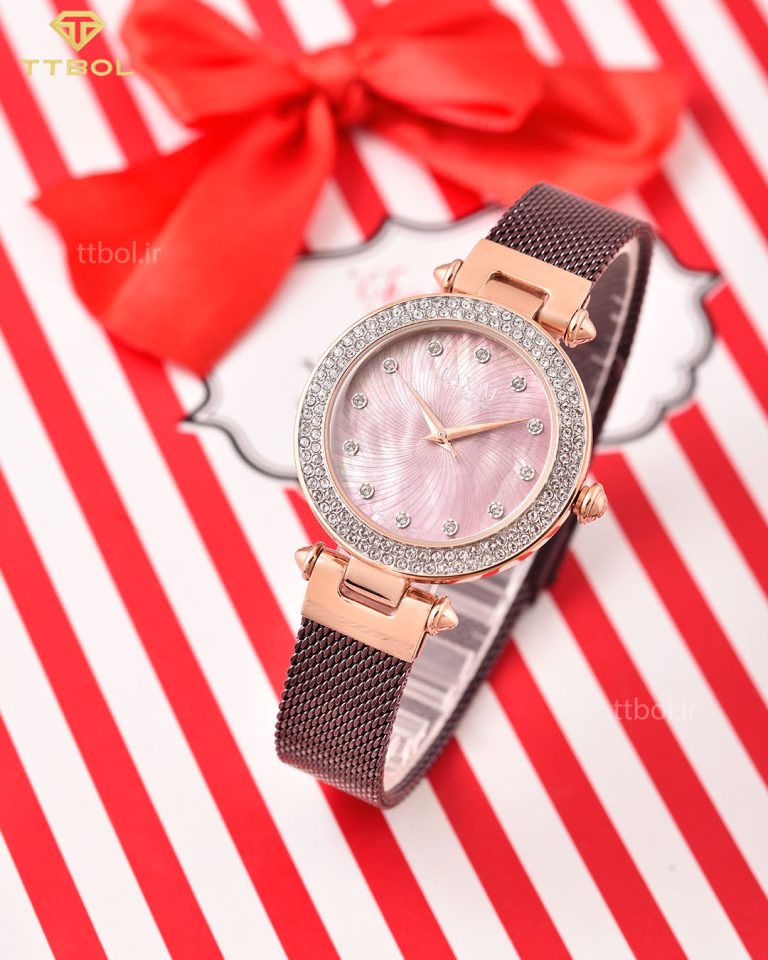 ساعت مچی زنانه لاکسمی بند حصیری Laxmi 8062-5