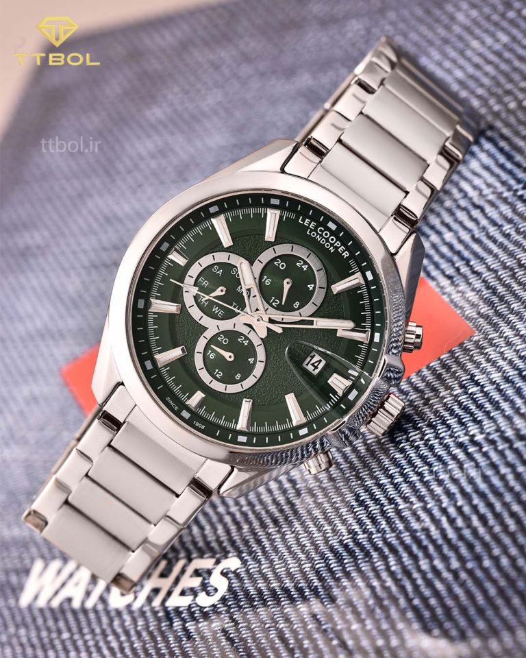 ساعت مچی مردانه لی کوپر صفحه سبز LEE COOPER LC07455.370