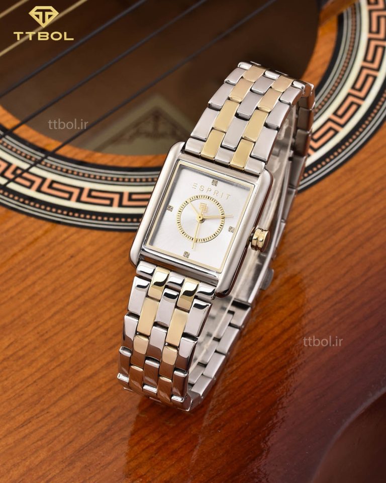 ساعت مچی زنانه اسپریت صفحه مربعی ESPRIT ES1L397M0085
