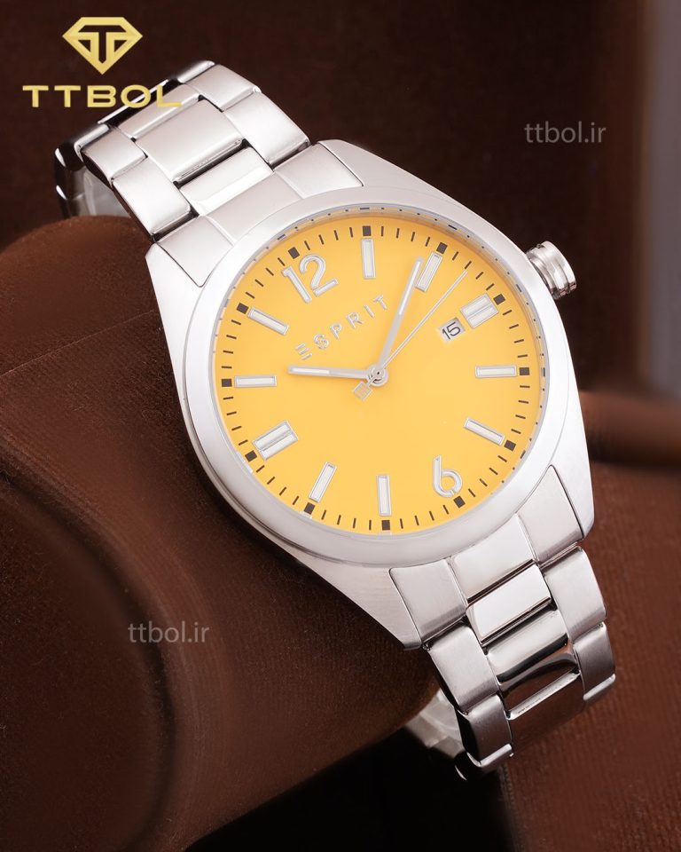 ساعت مچی مردانه اسپریت صفحه زرد ESPRIT ES1G304M1035