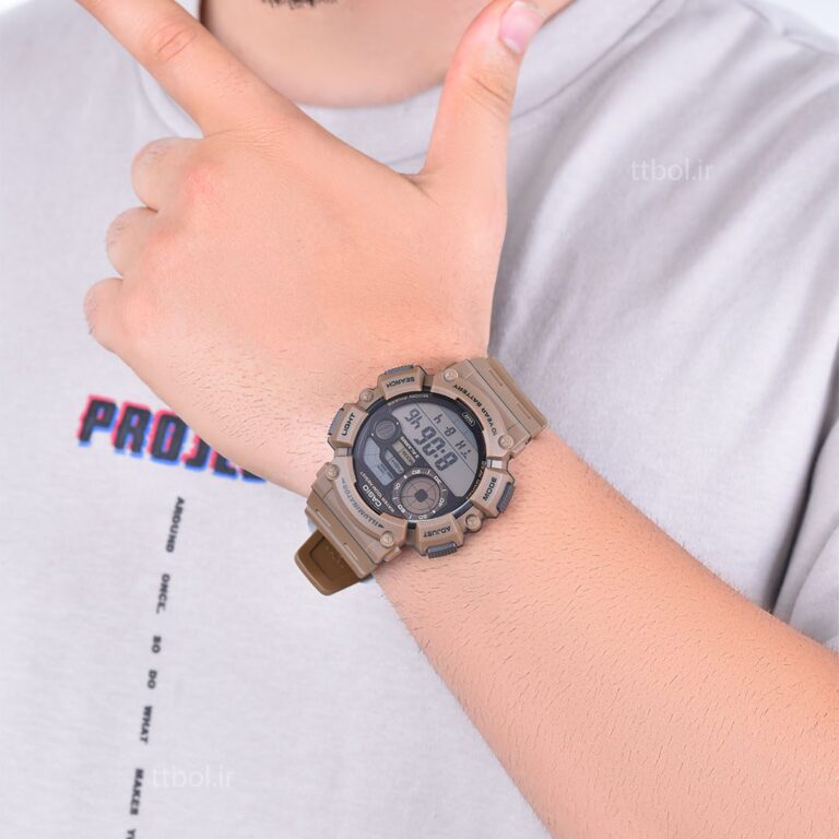 ساعت مچی مدانه کاسیو ضد آب WS-1500H-5AV