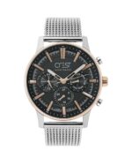 ساعت مچی مردانه بند حصیری کرست CREST 6165/1