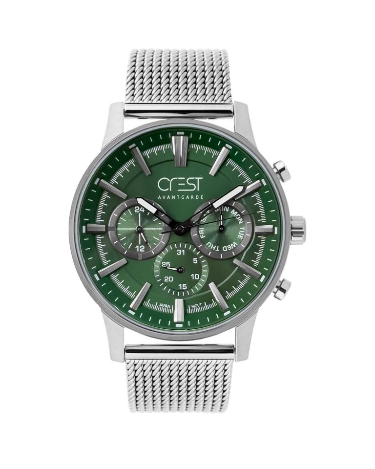 ساعت مچی مردانه صفحه سبز از برند کرست CREST 6165/5