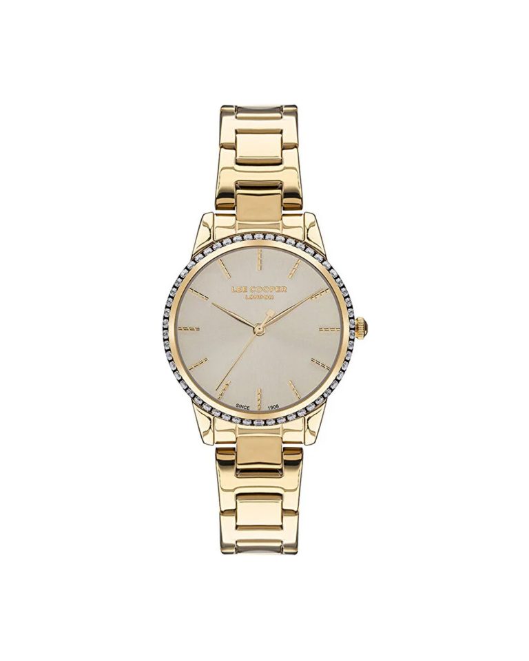 ساعت مچی زنانه لی کوپر طلایی تک موتوره
