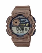 ساعت مچی مردانه دیجیتالی ضد آب قهوه ای کاسیو کد WS-1500H-5AV