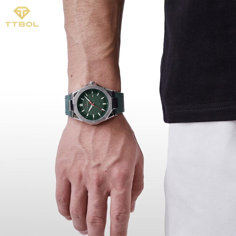 ساعت مچی مردانه ناوی فورس بند سبز NAVIFORCE NF9200L S/GN/GN
