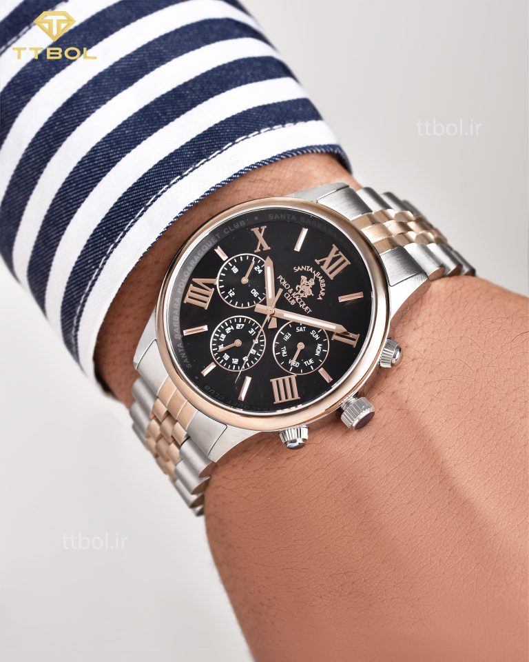 ساعت مچی مردانه پولو سانتا باربارا عقربه ای POLO SANTA BARBARA SB.1.10390-4