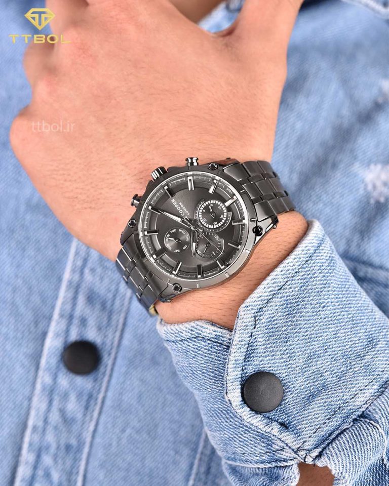 ساعت مچی مردانه لی کوپر خاکستری LEE COOPER LC07532.077
