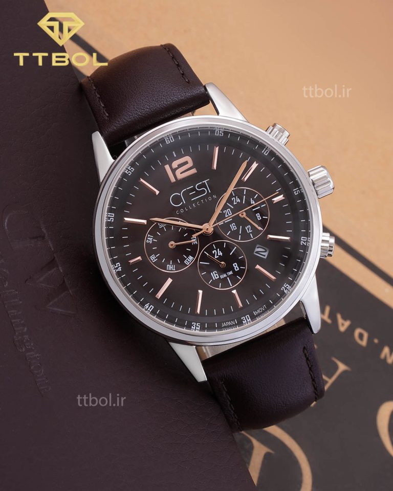 ساعت مچی مردانه کرست سه موتوره CREST 6212/4