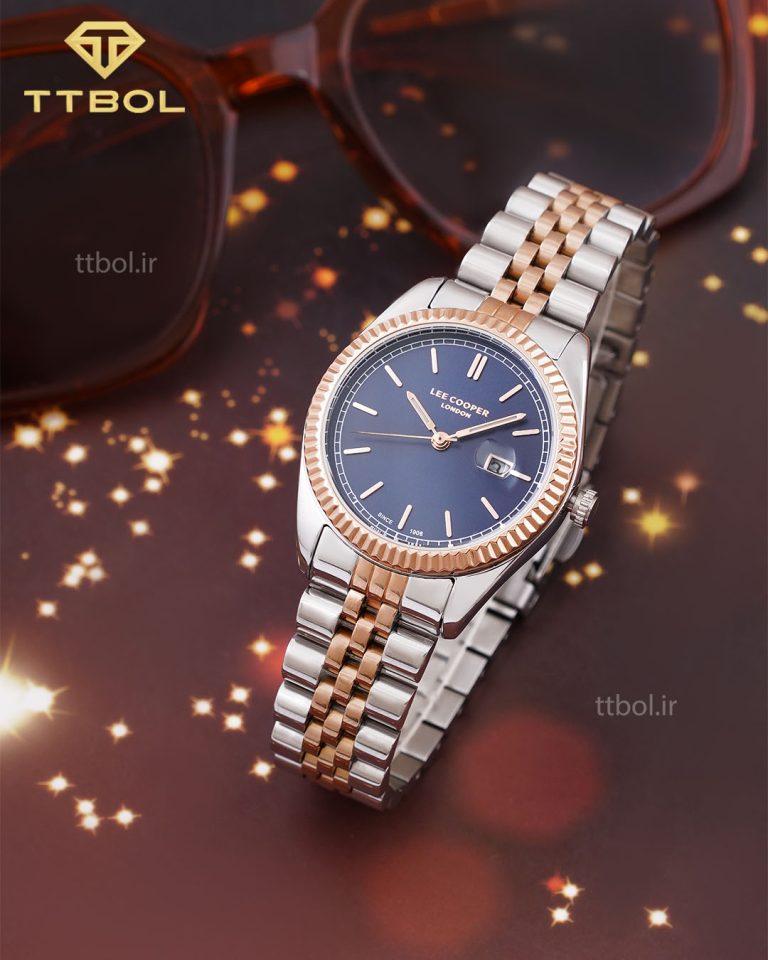 ساعت مچی زنانه لی کوپر سیلور رزگلد تک موتوره