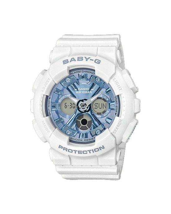 ساعت مچی زنانه بیبی جی سفید BABY-G BA-130-7A2