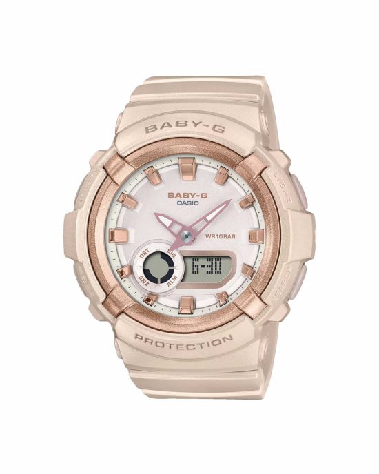 ساعت مچی زنانه بی بی جی عقربه ای BABY-G BGA-280PM-7A