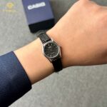 ساعت مچی زنانه کاسیو بند چرم مشکی CASIO LTP-1094E-1A