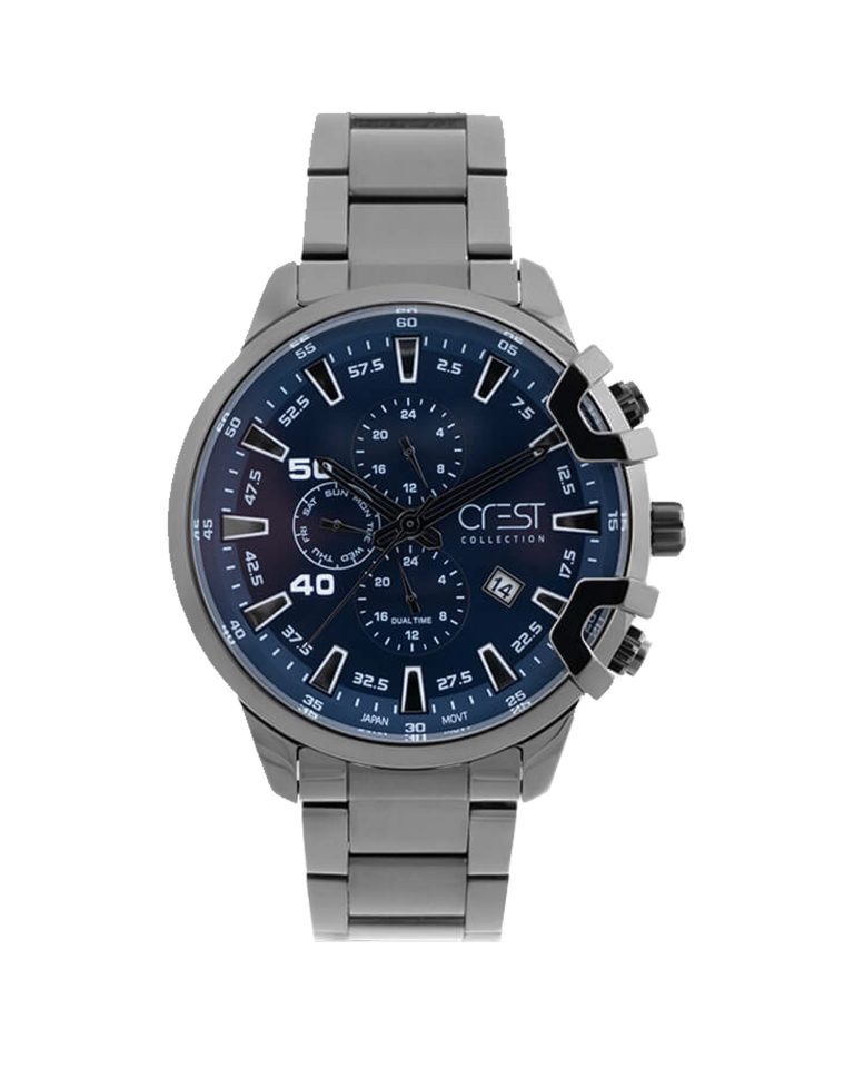 ساعت مچی مردانه کرست خاکستری CREST 6235/3