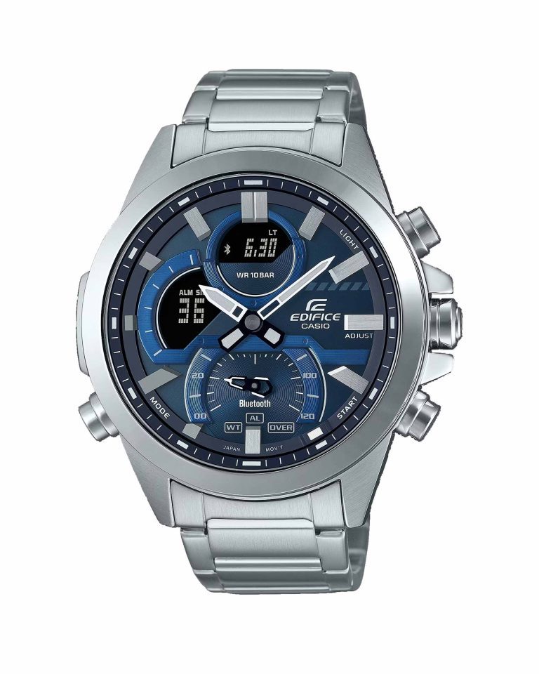 ساعت مچی مردانه کاسیو ادیفایس دو زمانه CASIO EDIFICE ECB-30D-2A