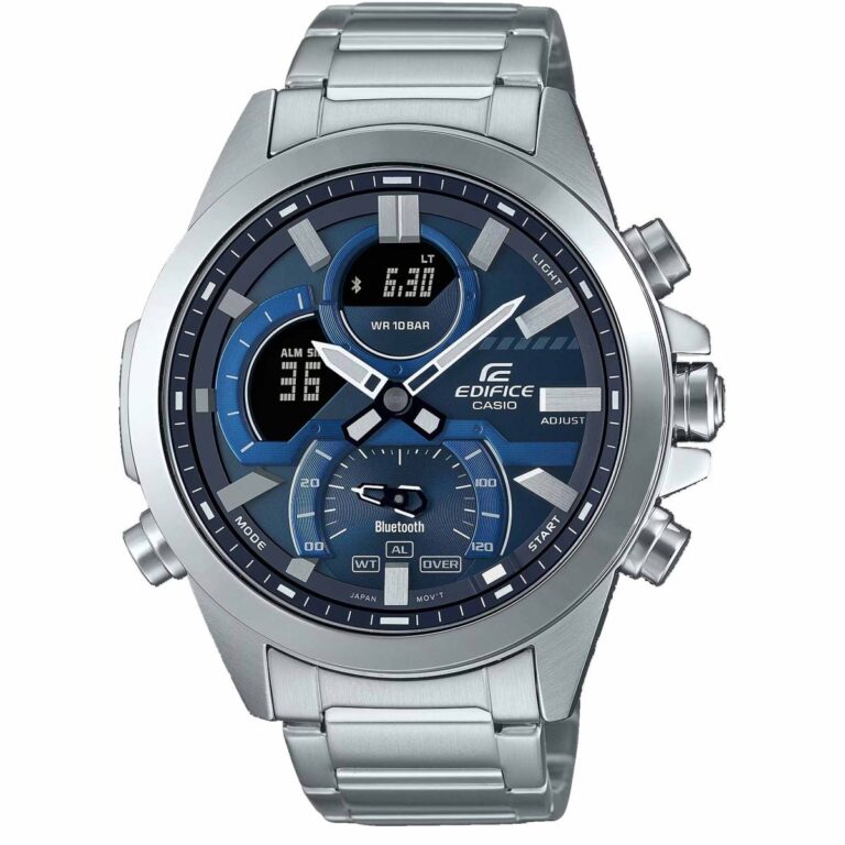 ساعت مچی مردانه کاسیو ادیفایس دو زمانه CASIO EDIFICE ECB-30D-2A