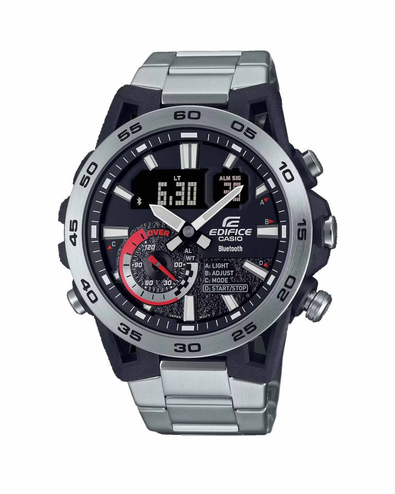 ساعت مچی مردانه کاسیو ادیفایس دو زمانه CASIO EDIFICE ECB-40D-1A