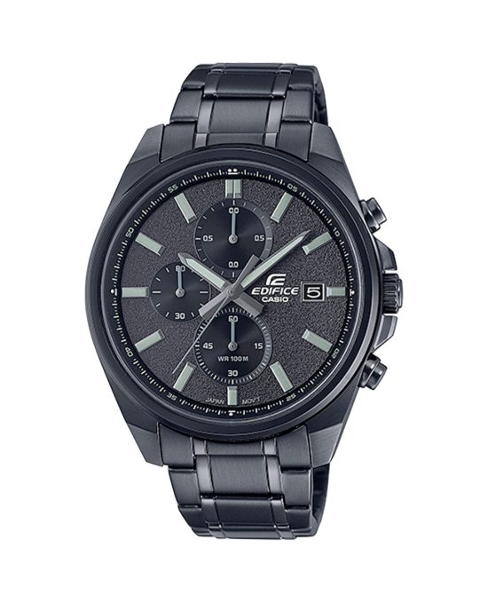 ساعت مچی مردانه کاسیو ادیفایس تمام مشکی CASIO EDIFICE EFV-610DC-1AV