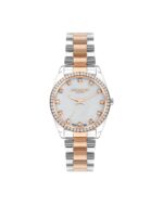 ساعت مچی زنانه لی کوپر سیلور رزگلد بند استیل LC07478.520