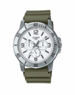 ساعت مچی مردانه کاسیو بند سبز CASIO MTP-VD300-3B