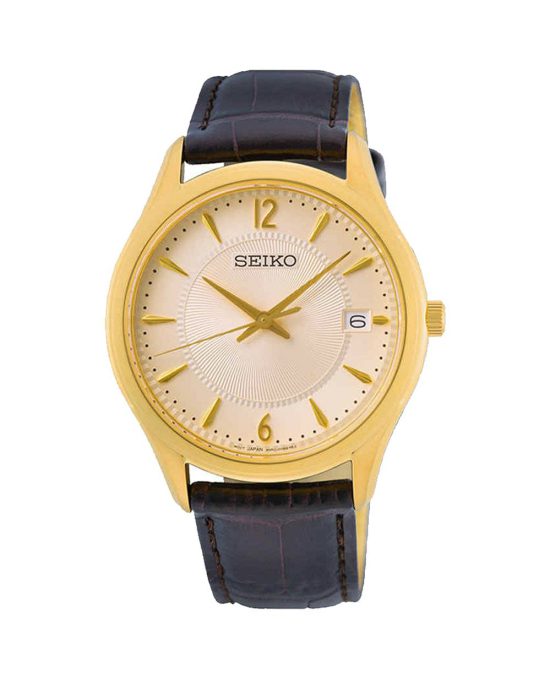 ساعت مچی مردانه سیکو بند چرم SEIKO SUR472P1