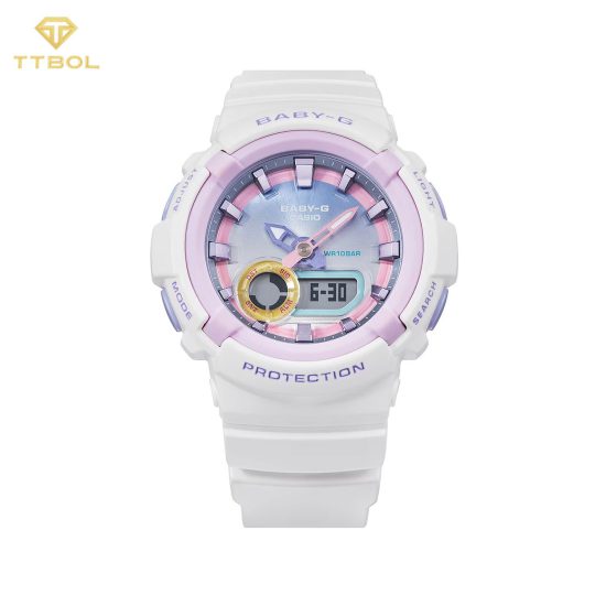 ساعت مچی زنانه بی بی جی ضد ضربه BABY-G BGA-280PM-7A