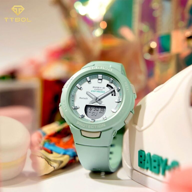 ساعت مچی زنانه بی بی جی سبز BABY-G BSA-B100CS-3A