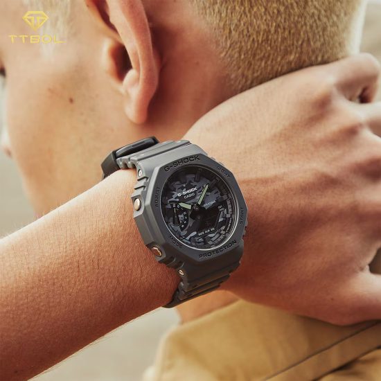 ساعت مچی مردانه جیشاک عقربه ای G-SHOCK GA-2100CA-8A
