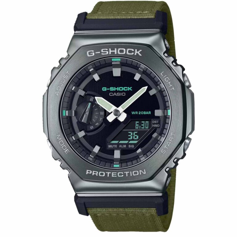 ساعت مچی مردانه جیشاک بند برزنتی G-SHOCK GM-2100CB-3A