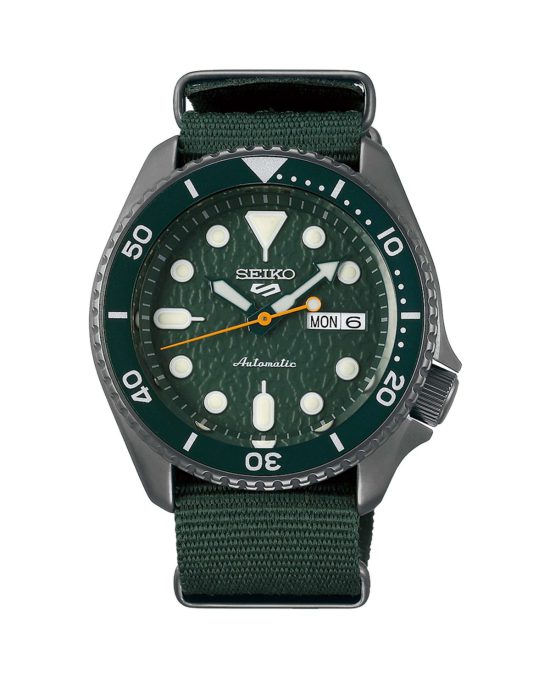 ساعت مچی اتوماتیک مردانه سیکو 5 با بند برزنتی SEIKO 5 SRPD77K1