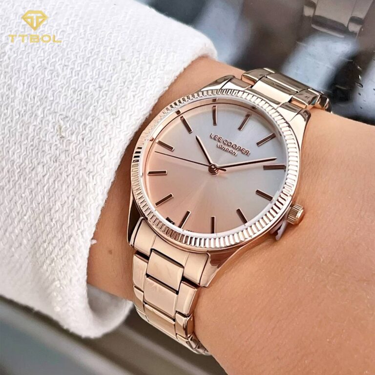 ساعت مچی زنانه لی کوپر رزگلد LEE COOPER LC07543.410