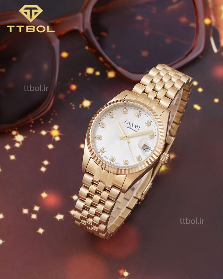 ساعت مچی زنانه کلاسیک لاکسمی LAXMI 8145-2