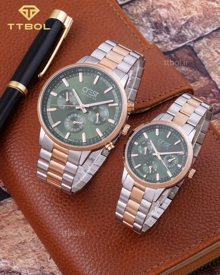 ساعت مچی ست مردانه و زنانه کرست CREST 6709-4