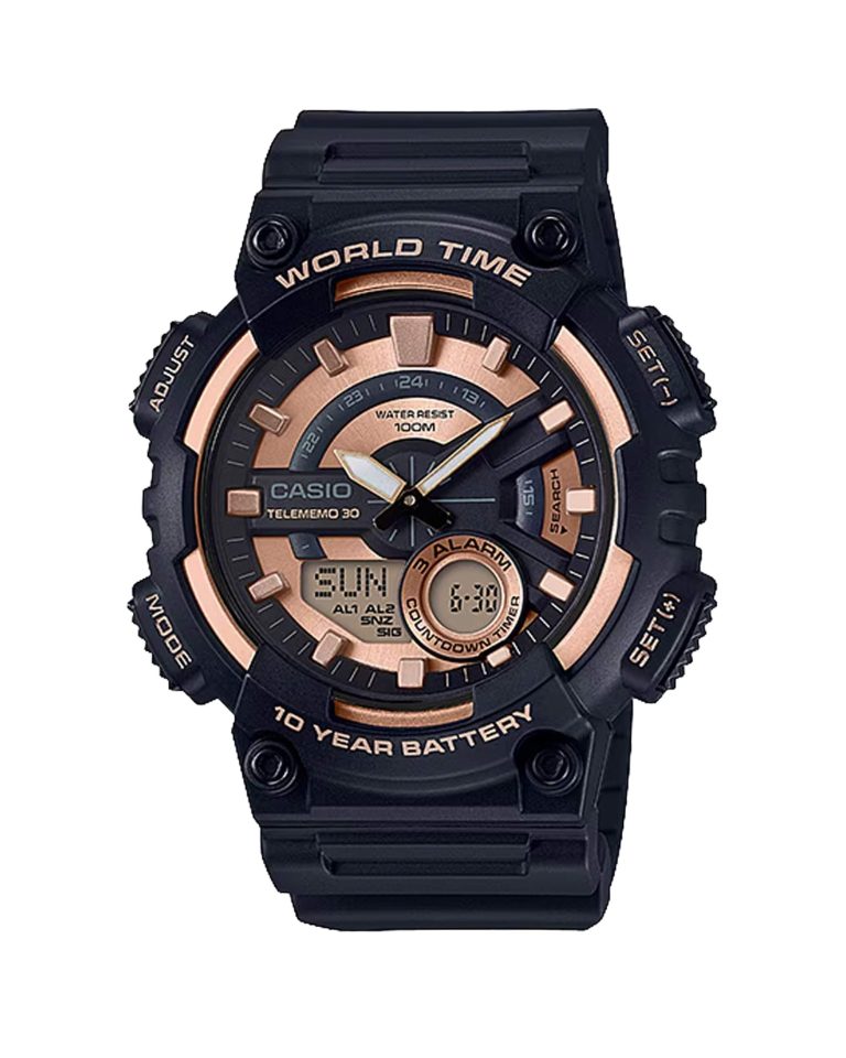 ساعت مچی مردانه کاسیو باطری ده ساله CASIO AEQ-110W-1A3