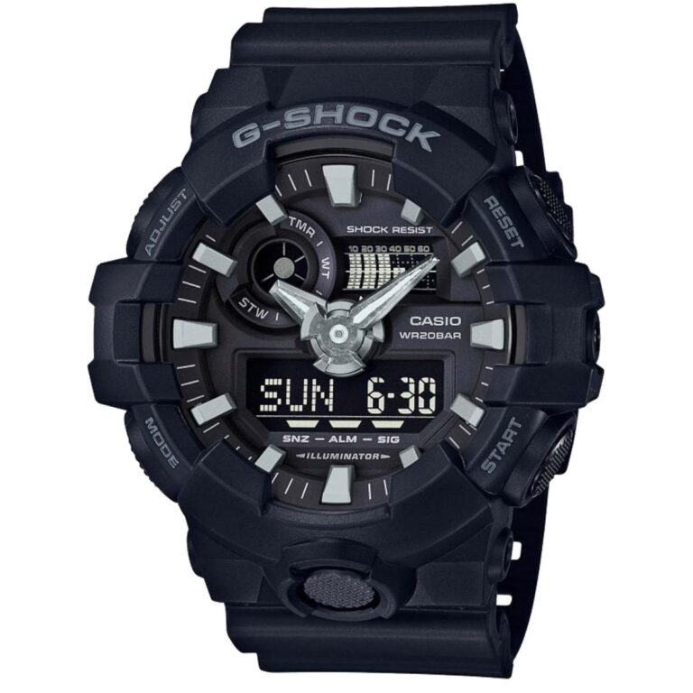 ساعت مچی کاسیو سری جیشاک ضد ضربه کد GA-700-1B