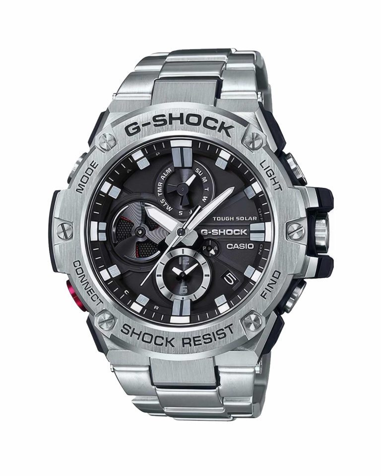 ساعت مچی مردانه کاسیو جیشاک بند استیل CASIO G-SHOCK GST-B100D-1A