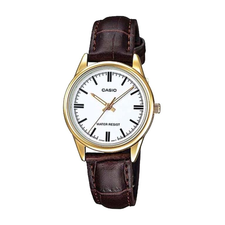 ساعت مچی زنانه کاسیو بند چرمی CASIO LTP-V005GL-7A